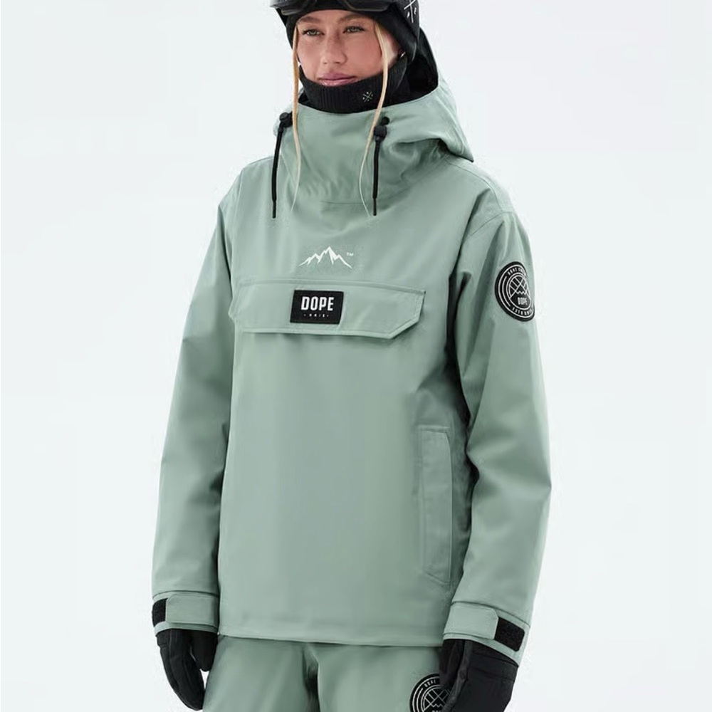 DOPE Snow Faded Green Snowboard Jacket